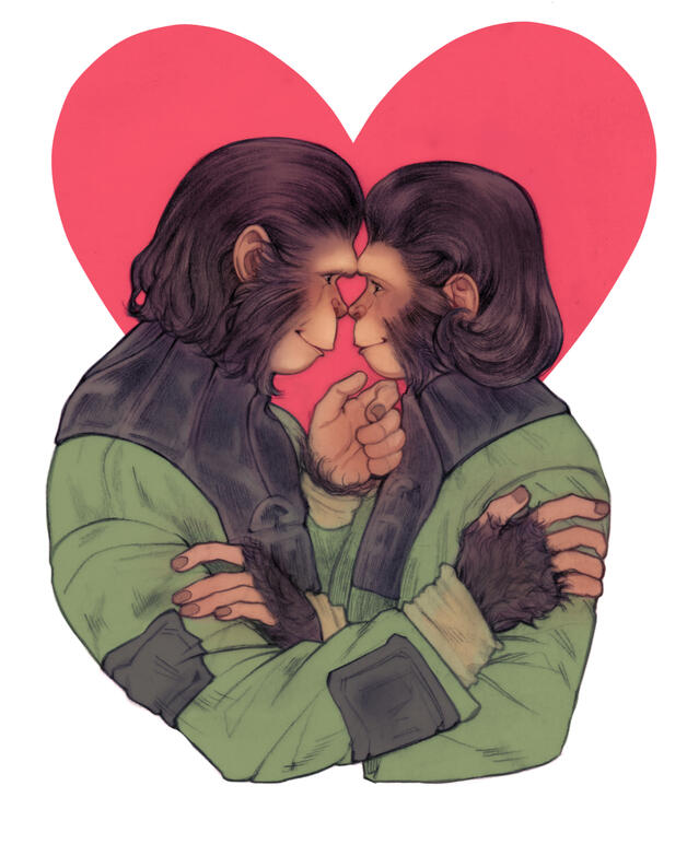 Zira &amp; Cornelious (Planet of the Apes)